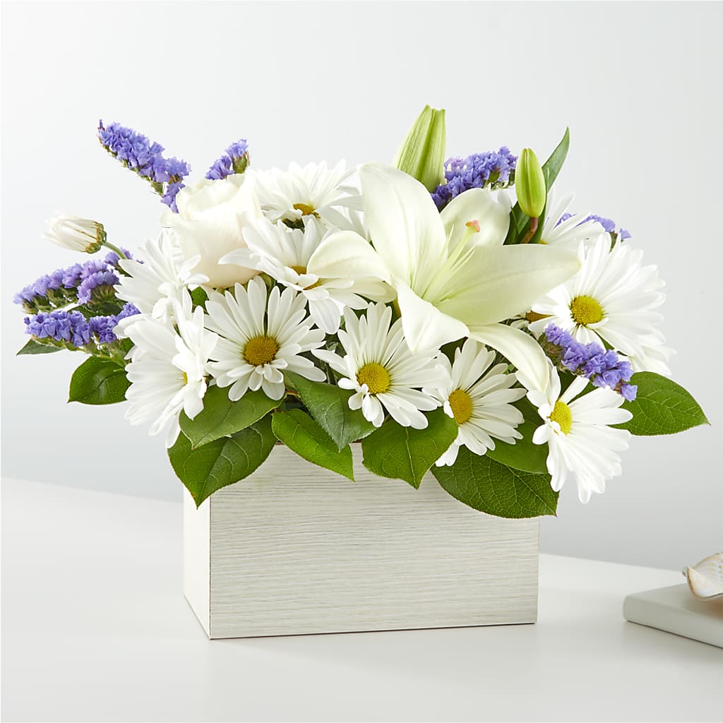 Beyond Blue Box Bouquet – LILY'S FLORAL DESIGN & GIFTS, Aberdeen SD