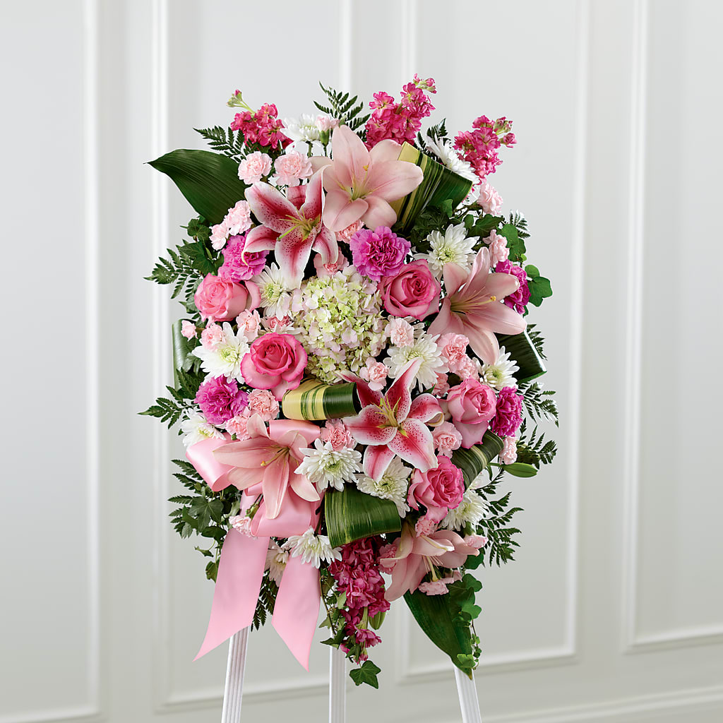 Comforting Standing Spray – LILY'S FLORAL DESIGN & GIFTS, Aberdeen SD