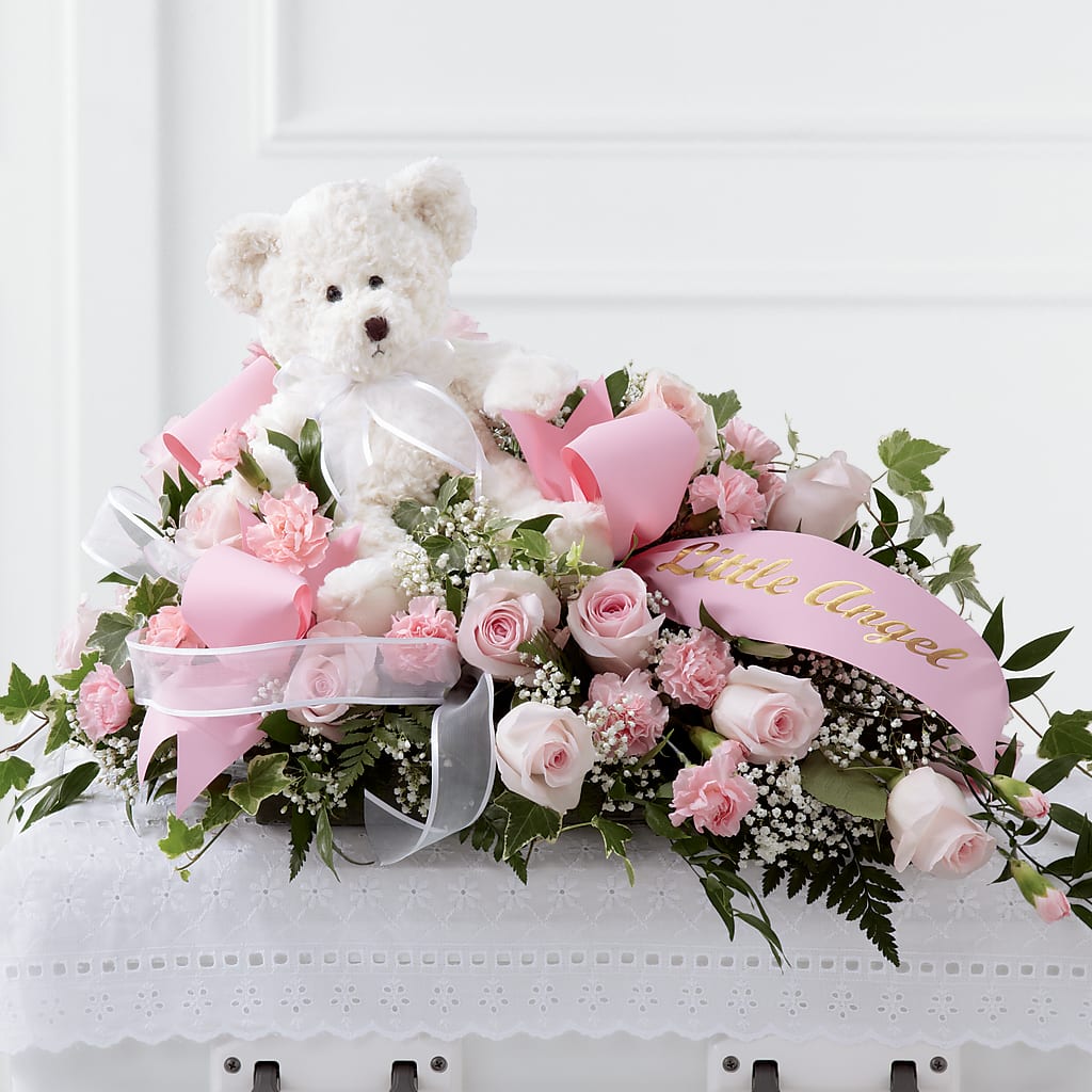 Touch of Sympathy Casket Spray – LILY'S FLORAL DESIGN & GIFTS, Aberdeen SD