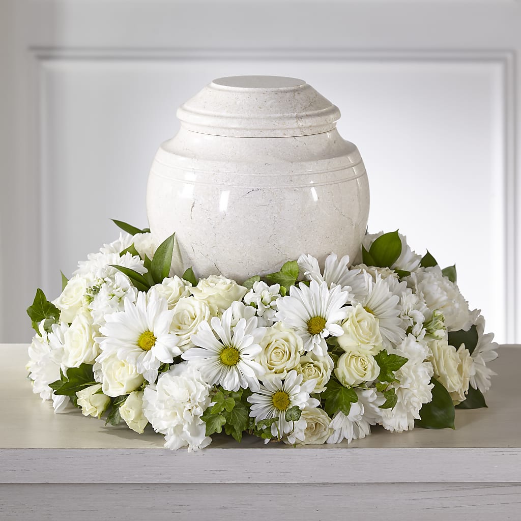 Ivory Gardens Cremation Adornment – LILY'S FLORAL DESIGN & GIFTS, Aberdeen SD