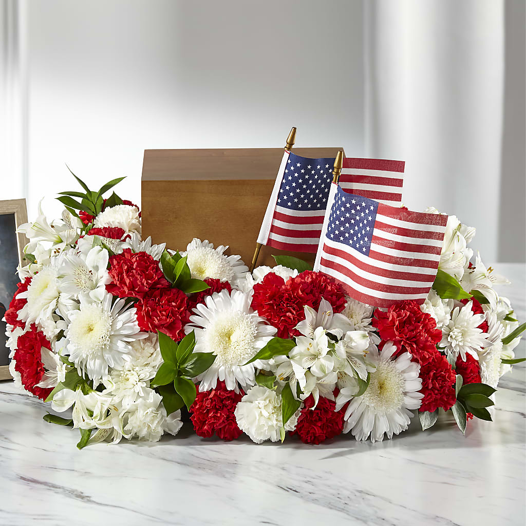 Spirit of Patriotism Cremation Adornment – LILY'S FLORAL DESIGN & GIFTS, Aberdeen SD