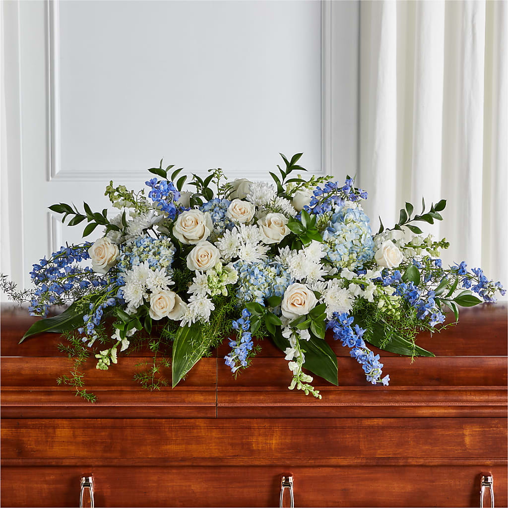 Timeless Essence Casket Spray – LILY'S FLORAL DESIGN & GIFTS, Aberdeen SD