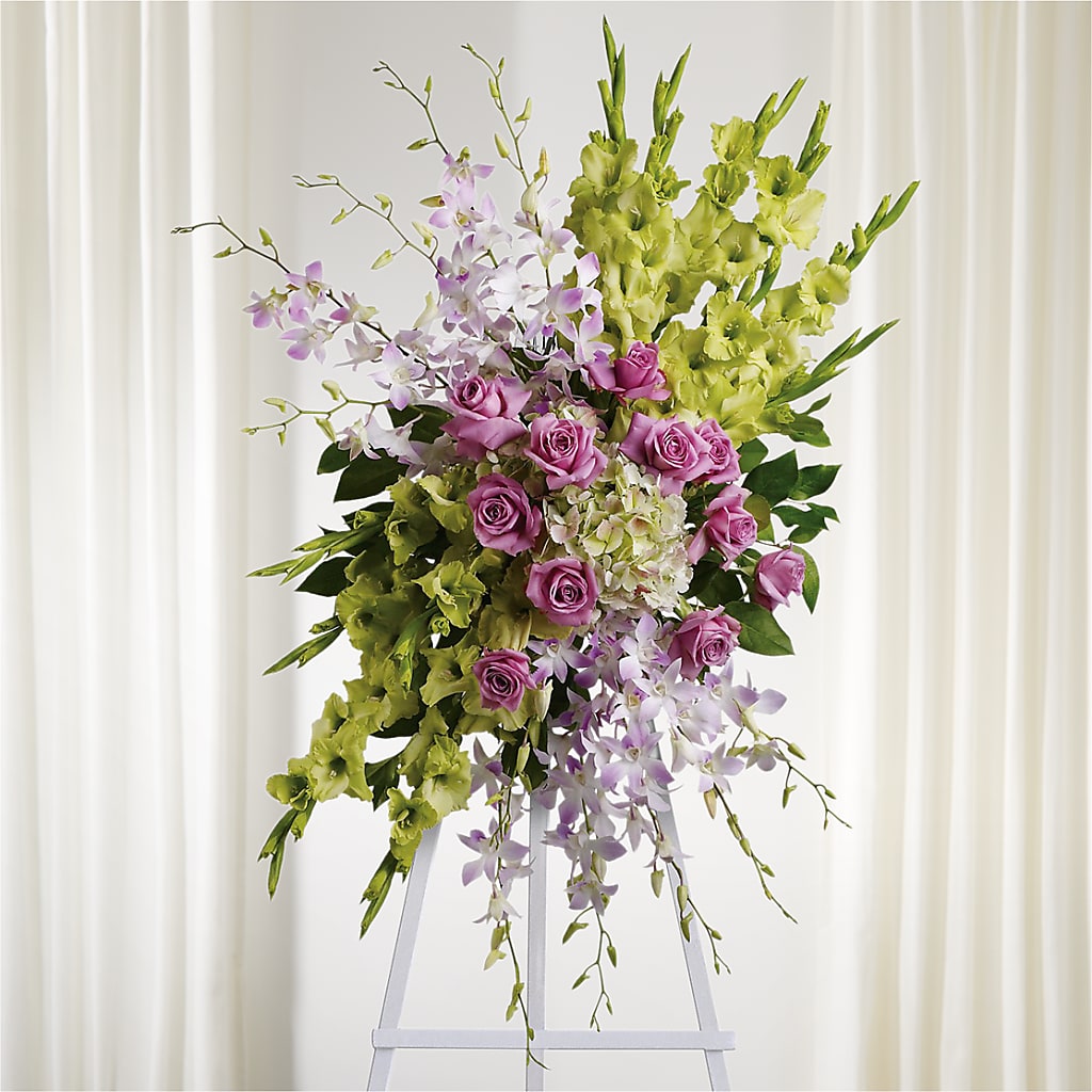 Lasting Legacy Standing Spray – LILY'S FLORAL DESIGN & GIFTS, Aberdeen SD