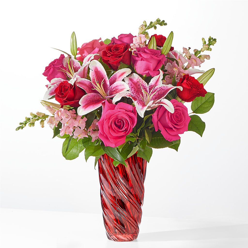 Always You Bouquet with Luxe Swirl Vase – LILY'S FLORAL DESIGN & GIFTS, Aberdeen SD