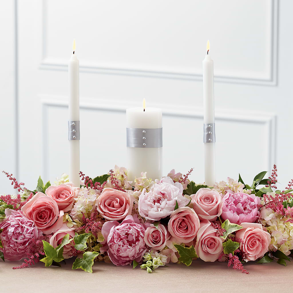 Worldwide Romance Unity Candle Arrangement – LILY'S FLORAL DESIGN & GIFTS, Aberdeen SD