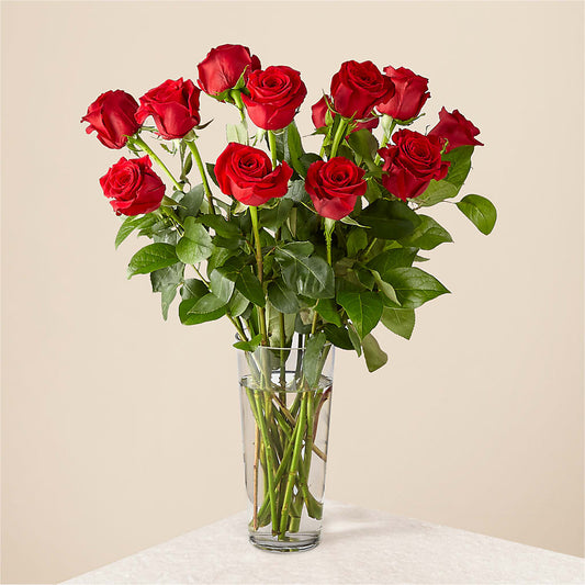 Long Stem Red Rose Bouquet – LILY'S FLORAL DESIGN & GIFTS, Aberdeen SD