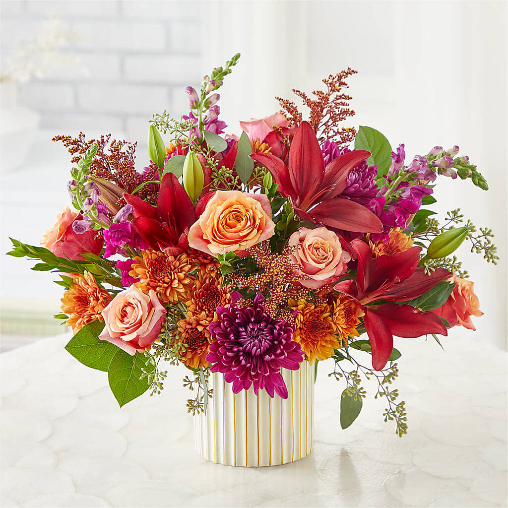 Burgundy Landscape Bouquet – LILY'S FLORAL DESIGN & GIFTS, Aberdeen SD