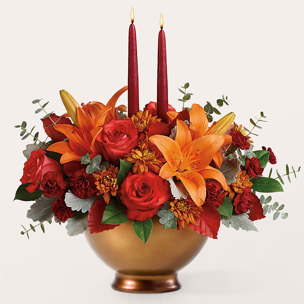 Fruits of Fall Centerpiece – LILY'S FLORAL DESIGN & GIFTS, Aberdeen SD