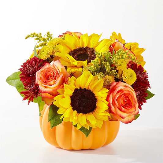Golden Gourd Pumpkin Bouquet – LILY'S FLORAL DESIGN & GIFTS, Aberdeen SD