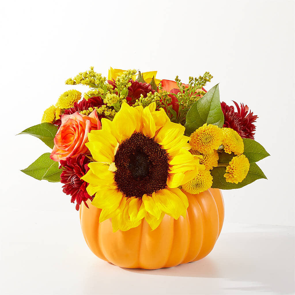 Golden Gourd Pumpkin Bouquet – LILY'S FLORAL DESIGN & GIFTS, Aberdeen SD