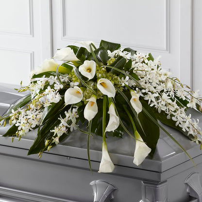 Angel Wings Casket Spray – LILY'S FLORAL DESIGN & GIFTS, Aberdeen SD
