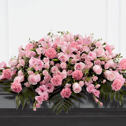 Garden of Comfort Casket Spray (Standard) – LILY'S FLORAL DESIGN & GIFTS, Aberdeen SD