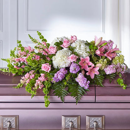Life's Gratitude Casket Spray – LILY'S FLORAL DESIGN & GIFTS, Aberdeen SD