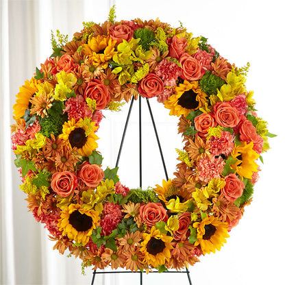 Autumnal Memories Wreath (Standard) – LILY'S FLORAL DESIGN & GIFTS, Aberdeen SD