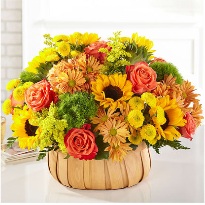 Harvest Sunflower Basket – LILY'S FLORAL DESIGN & GIFTS, Aberdeen SD