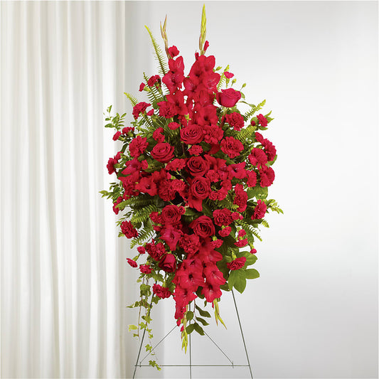 From the Heart Standing Spray – LILY'S FLORAL DESIGN & GIFTS, Aberdeen SD