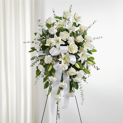 With Care Standing Spray – LILY'S FLORAL DESIGN & GIFTS, Aberdeen SD