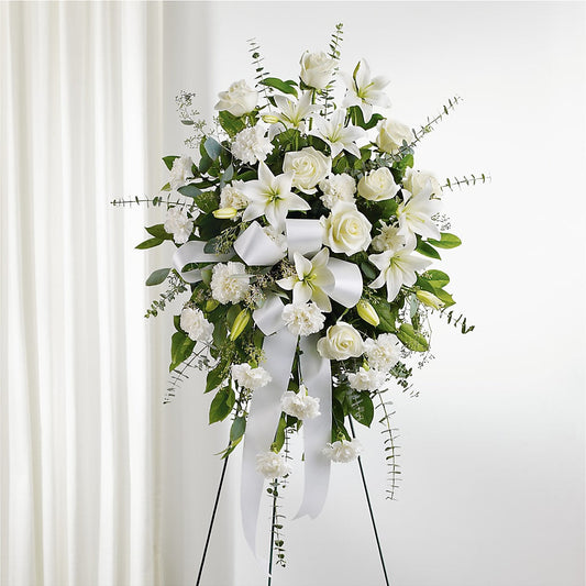 With Care Standing Spray – LILY'S FLORAL DESIGN & GIFTS, Aberdeen SD