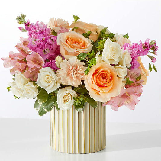Paradise Bouquet with Ivory Vase – LILY'S FLORAL DESIGN & GIFTS, Aberdeen SD