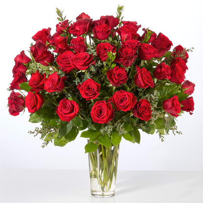 Forever Yours Fifty Stem Red Rose Bouquet – LILY'S FLORAL DESIGN & GIFTS, Aberdeen SD