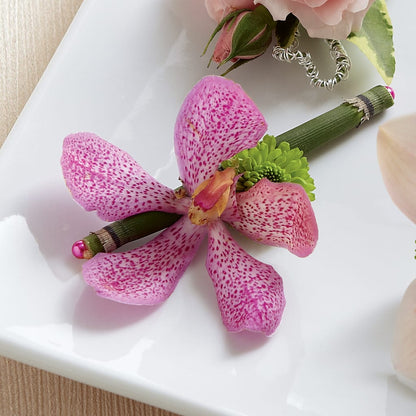 Pink Mokara Boutonniere – LILY'S FLORAL DESIGN & GIFTS, Aberdeen SD