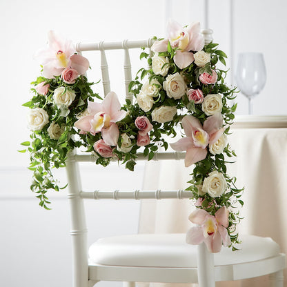Orchid Rose Chair Décor – LILY'S FLORAL DESIGN & GIFTS, Aberdeen SD